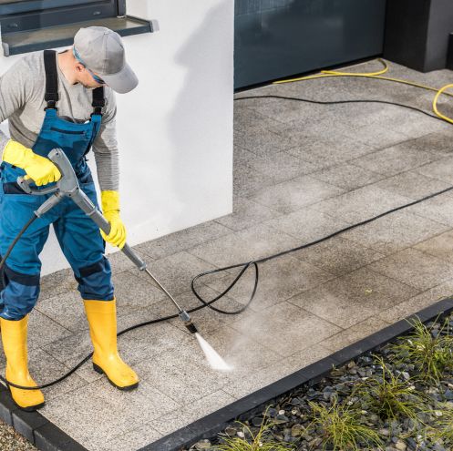 Pressure washing