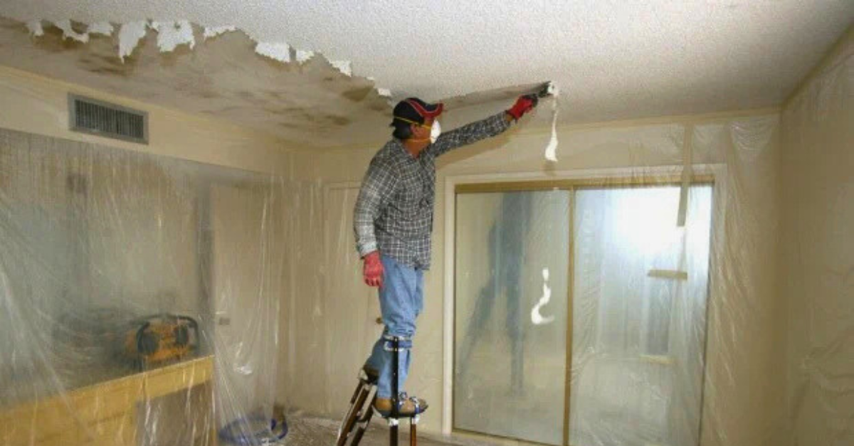 Professional Popcorn Ceiling Removal