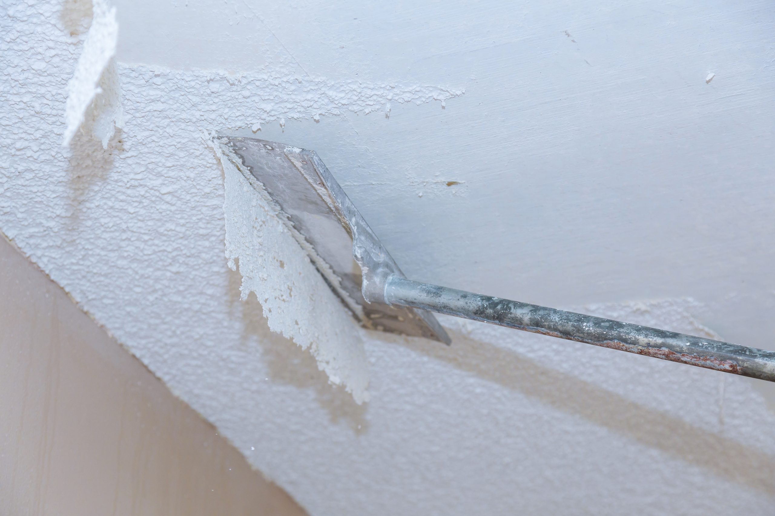 popcorn ceiling